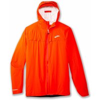 BROOKS Herren Laufjacke High Point Waterproof rot | L von Brooks