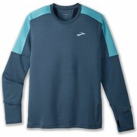 BROOKS Herren Laufshirt Notch Thermal dunkelblau | L von Brooks