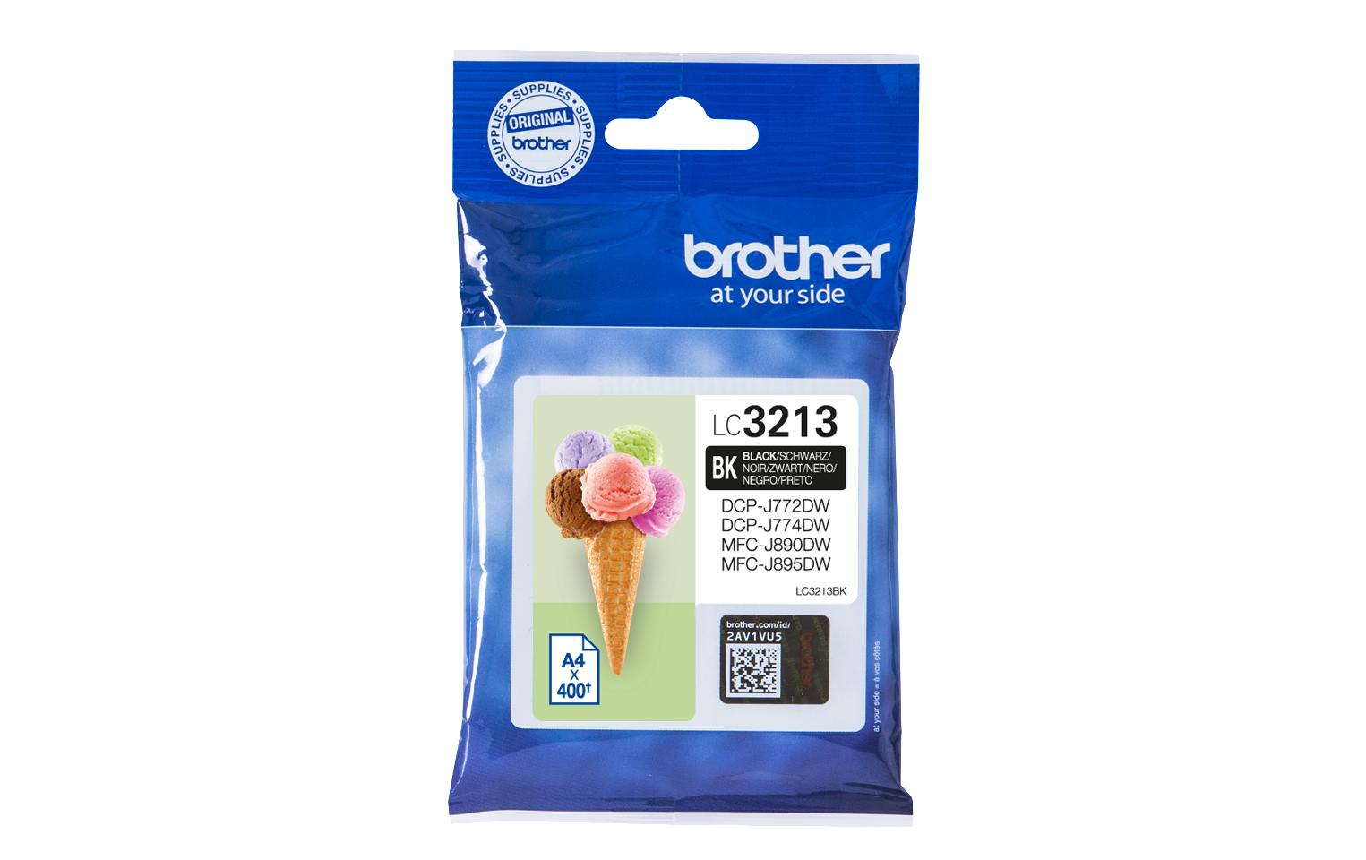 Brother Tintenpatrone »LC-3213BK Black«, (1 St.) von Brother