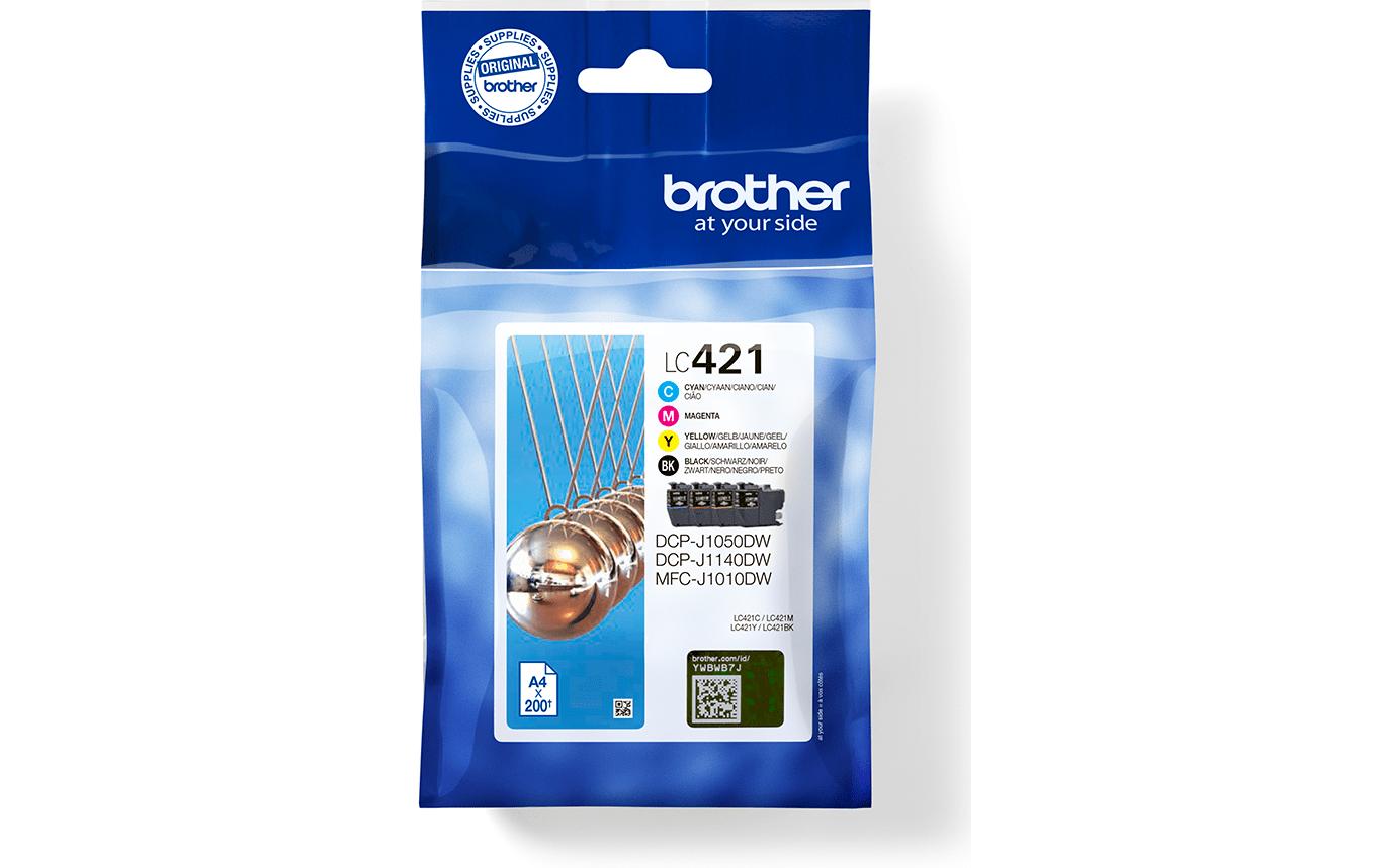 Brother Tonerpatrone »LC421VAL BK, C, M, Y« von Brother