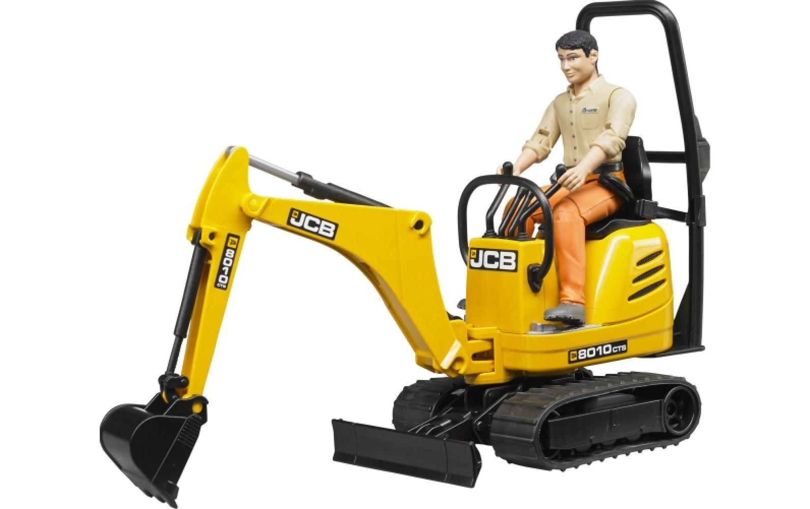 Bruder® Spielzeug-Bagger »JCB Mikrobagger 8010 CTS« von Bruder®