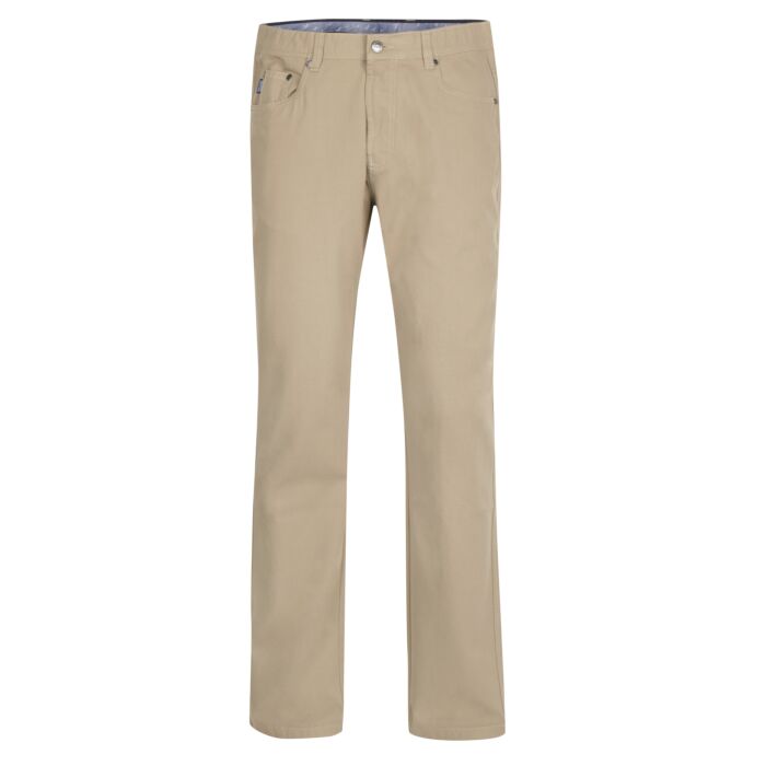 Brühl 5-Pocket Hose mit Komfortbund, beige, 58 von Brühl