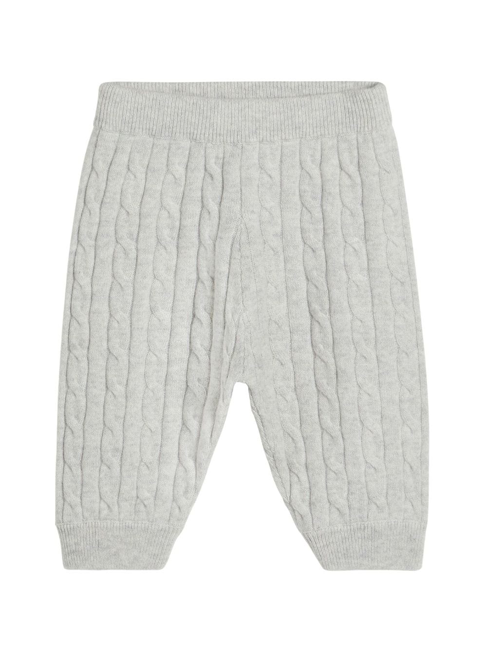 Brunello Cucinelli Kids cable-knit trousers - Grey von Brunello Cucinelli Kids