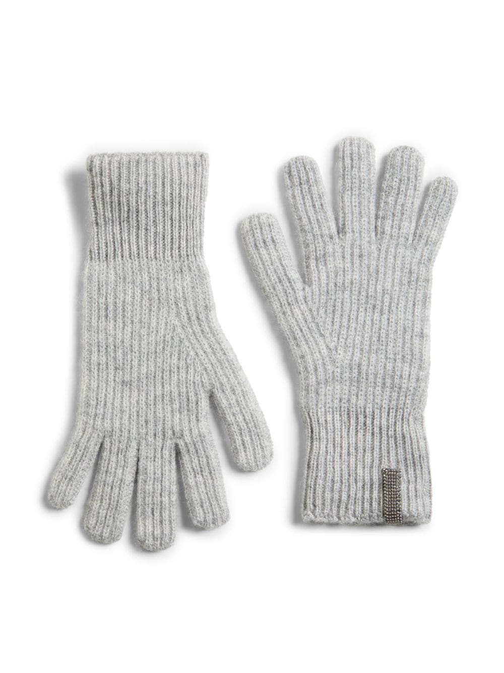 Brunello Cucinelli Kids cashmere gloves - Grey von Brunello Cucinelli Kids