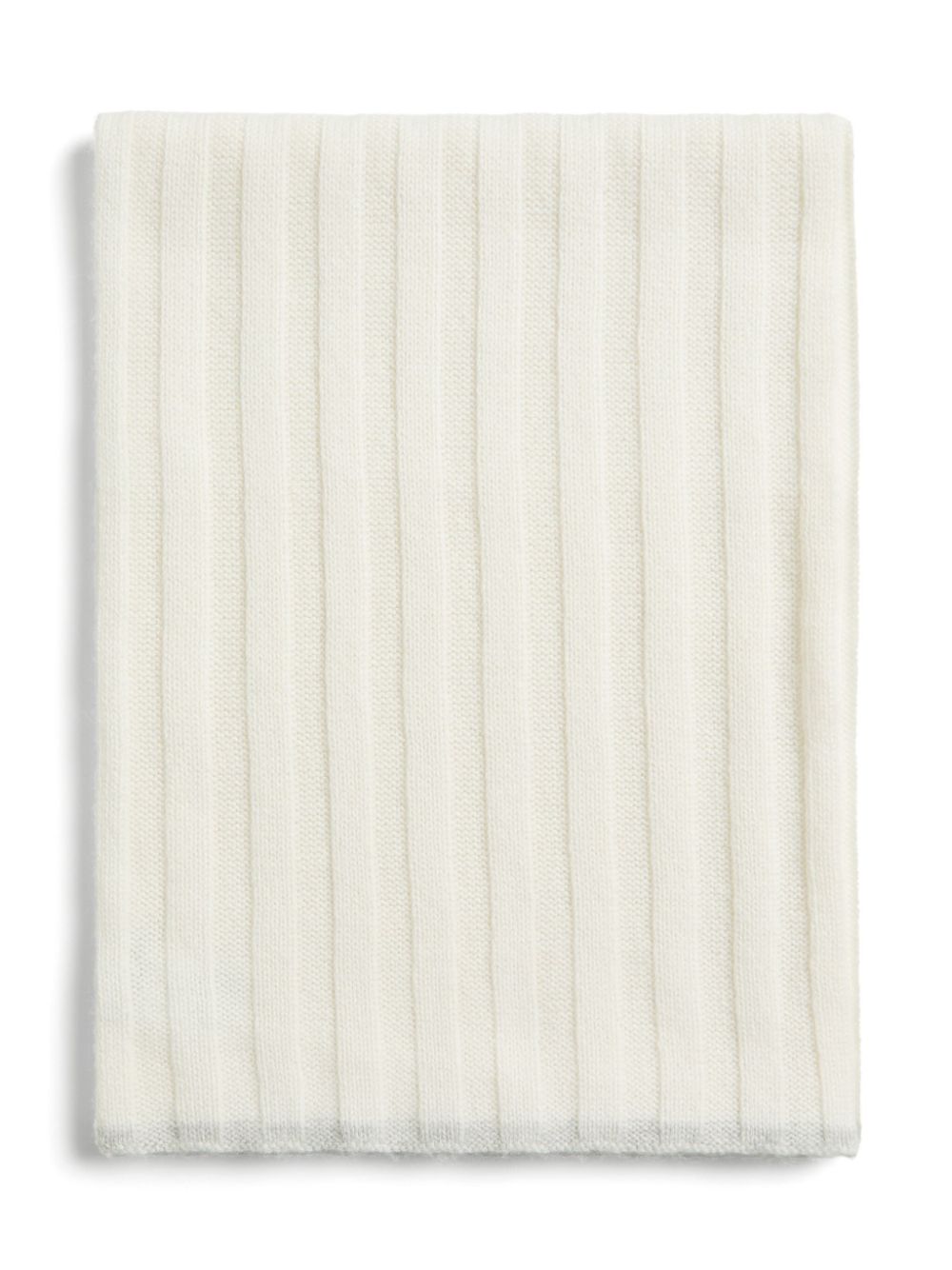 Brunello Cucinelli Kids cashmere knit scarf - Neutrals von Brunello Cucinelli Kids