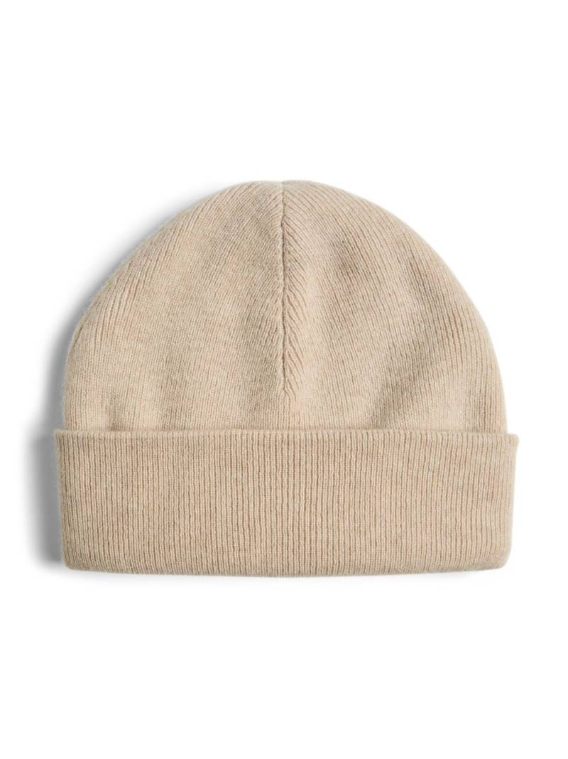 Brunello Cucinelli Kids cashmere knitted beanie - Neutrals von Brunello Cucinelli Kids