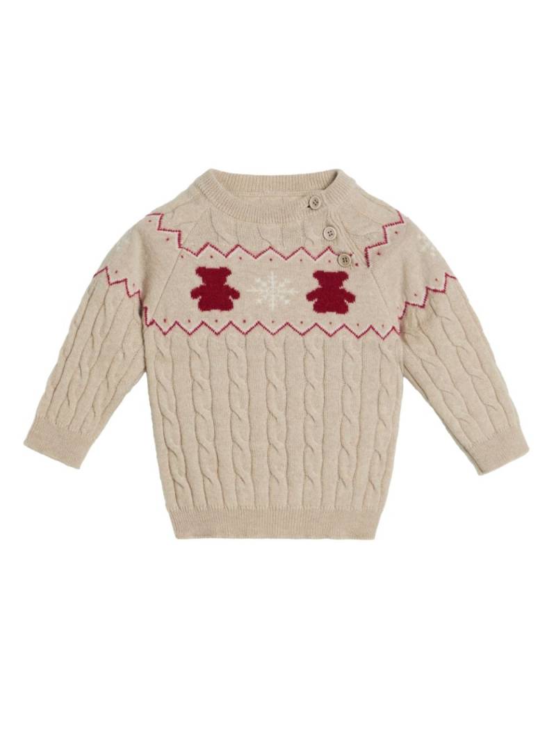 Brunello Cucinelli Kids cashmere sweater - Neutrals von Brunello Cucinelli Kids