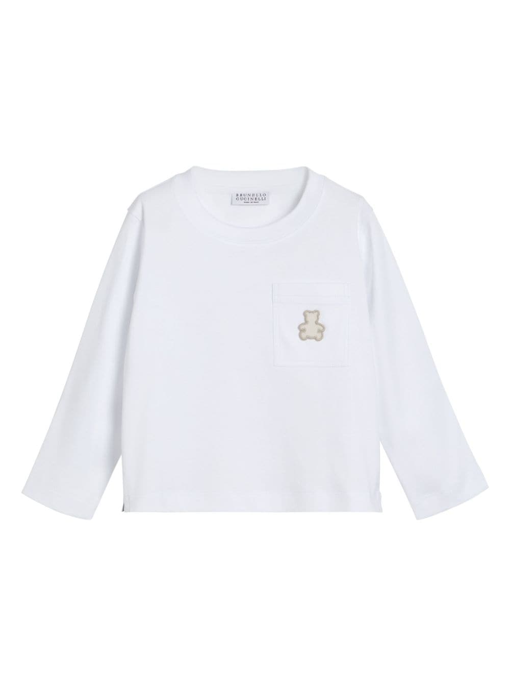 Brunello Cucinelli Kids cotton T-shirt - White von Brunello Cucinelli Kids