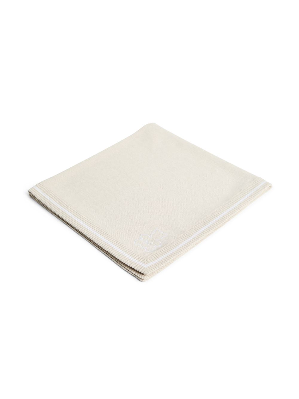 Brunello Cucinelli Kids cotton blanket - Neutrals von Brunello Cucinelli Kids