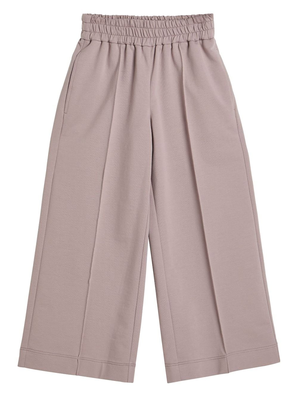 Brunello Cucinelli Kids creased wide-leg trousers - Pink von Brunello Cucinelli Kids