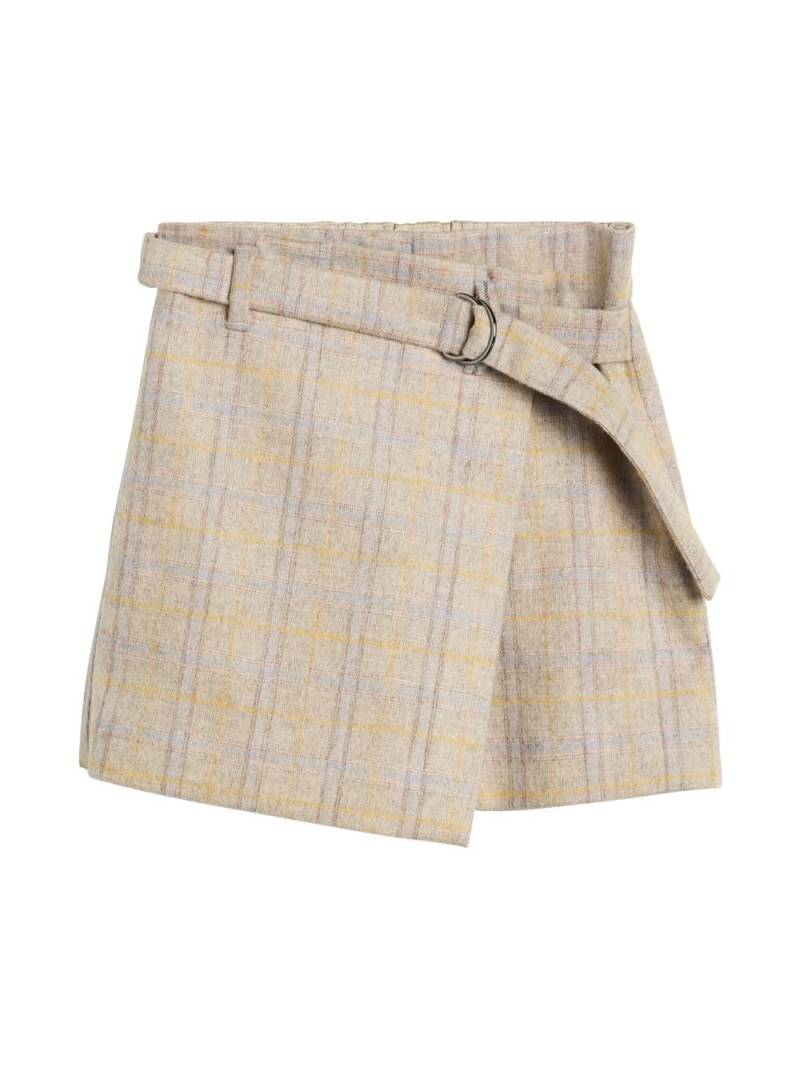 Brunello Cucinelli Kids flannel skirt - Neutrals von Brunello Cucinelli Kids