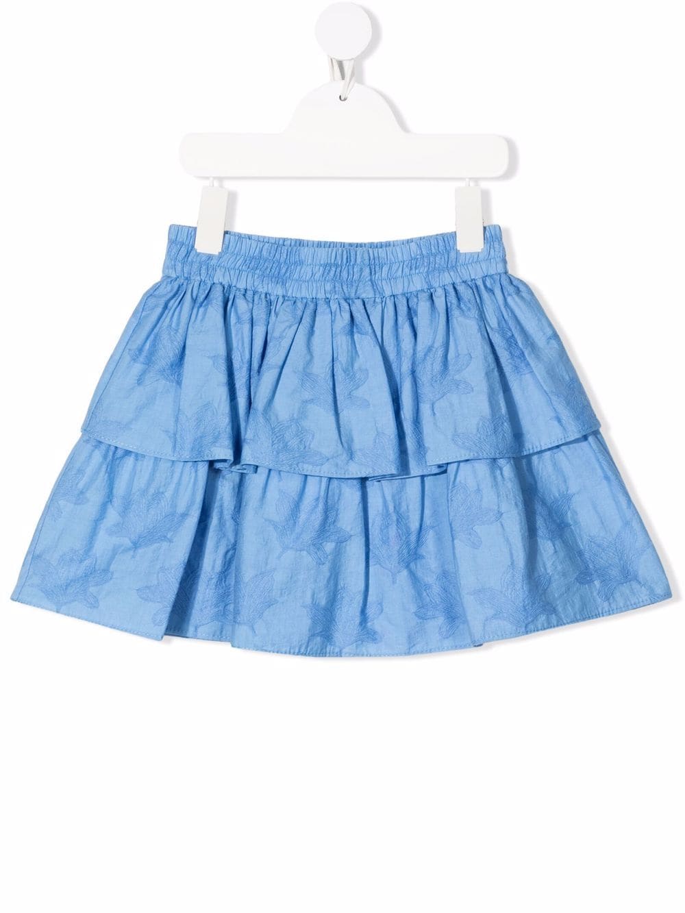 Brunello Cucinelli Kids patterned ra-ra skirt - Blue von Brunello Cucinelli Kids