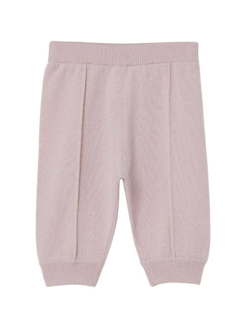 Brunello Cucinelli Kids seam-detail cashmere trousers - Pink von Brunello Cucinelli Kids