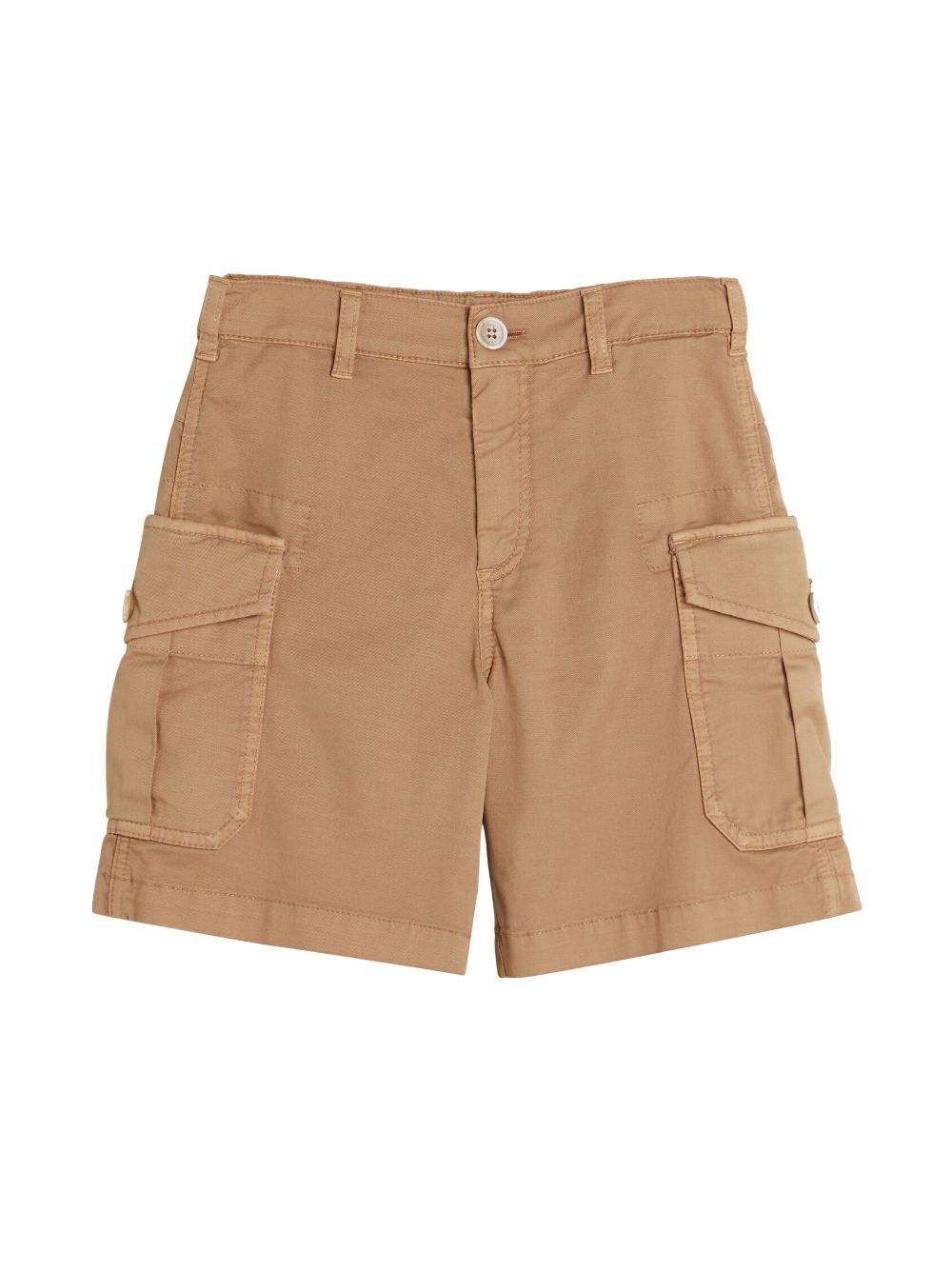 Brunello Cucinelli Kids straight-leg cargo shorts - Brown von Brunello Cucinelli Kids