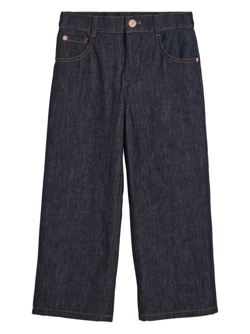 Brunello Cucinelli Kids straight-leg jeans - Blue von Brunello Cucinelli Kids