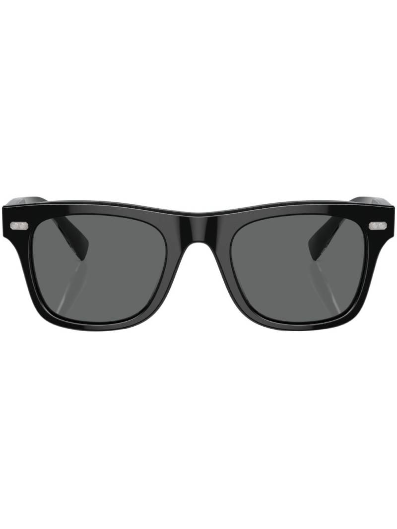 Brunello Cucinelli BC4002S Mr.Brunello rectangle-frame sunglasses - Black von Brunello Cucinelli