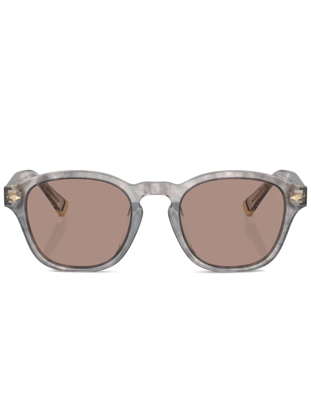 Brunello Cucinelli BC4006S round-frame sunglasses - Grey von Brunello Cucinelli