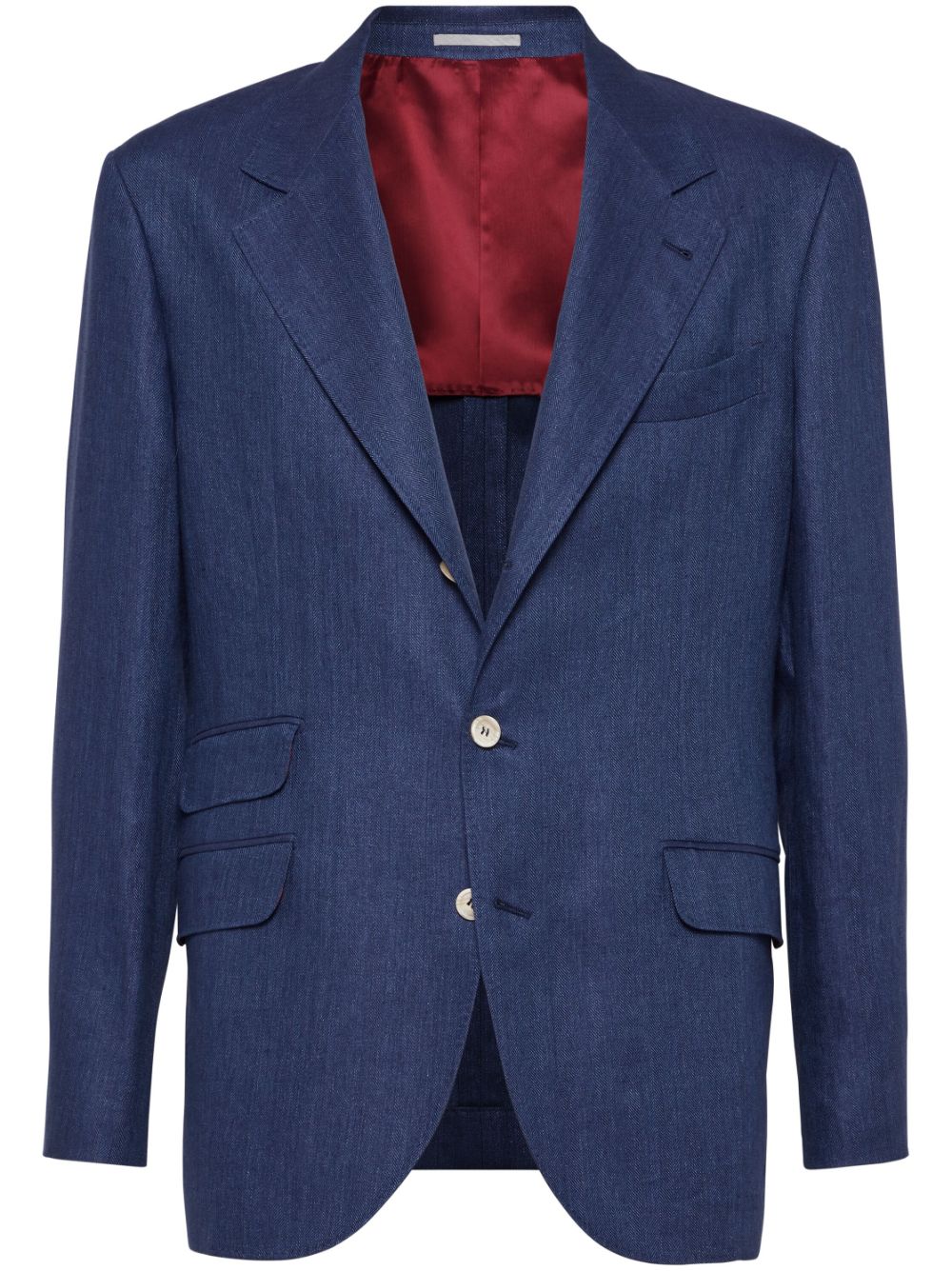 Brunello Cucinelli Cavallo blazer - Blue von Brunello Cucinelli