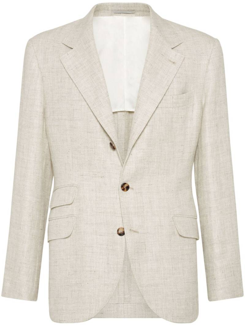 Brunello Cucinelli Cavallo blazer - Neutrals von Brunello Cucinelli