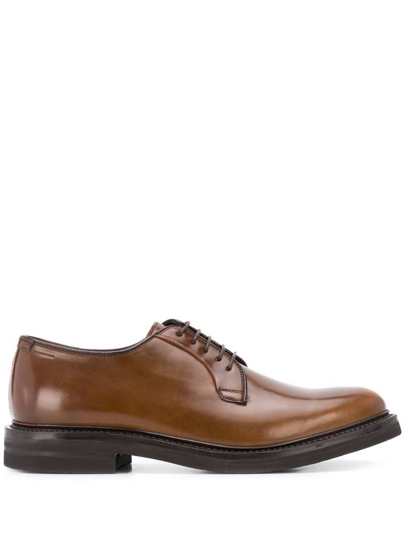 Brunello Cucinelli Cordovan derby shoes - Brown von Brunello Cucinelli