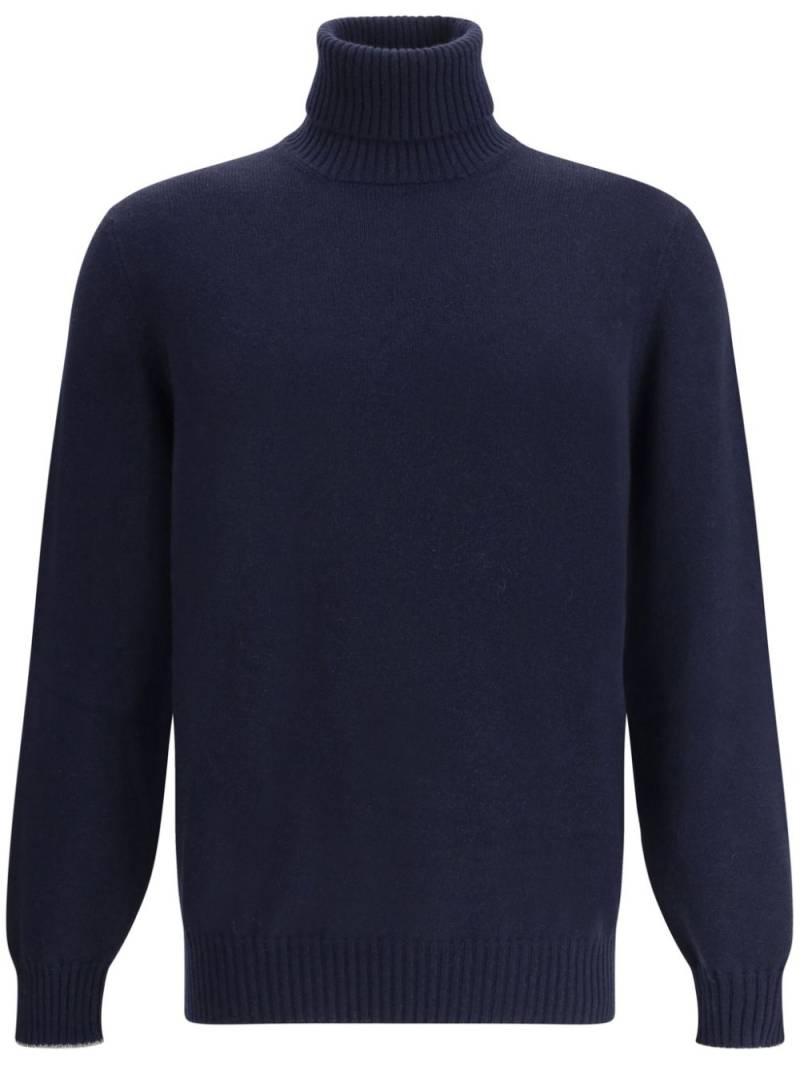 Brunello Cucinelli Dolcevita sweater - Blue von Brunello Cucinelli