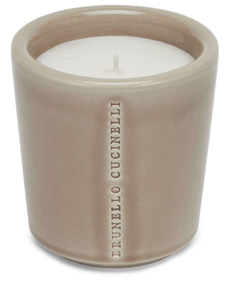 Brunello Cucinelli ceramic scented candle - Neutrals von Brunello Cucinelli