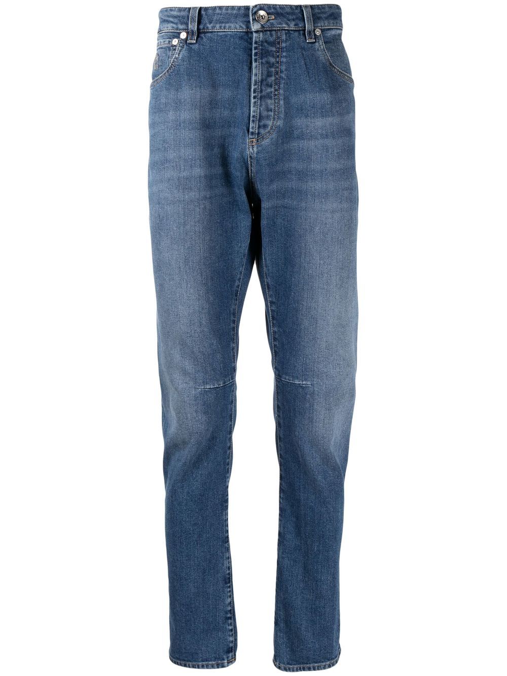 Brunello Cucinelli Leisure-fit straight-leg jeans - Blue von Brunello Cucinelli