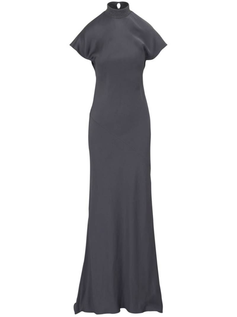 Brunello Cucinelli Molini maxi dress - Grey von Brunello Cucinelli