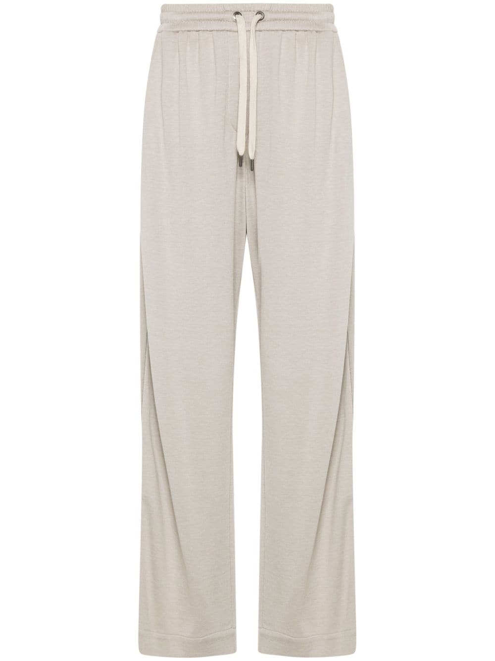 Brunello Cucinelli Monili chain-detail track pants - Neutrals von Brunello Cucinelli