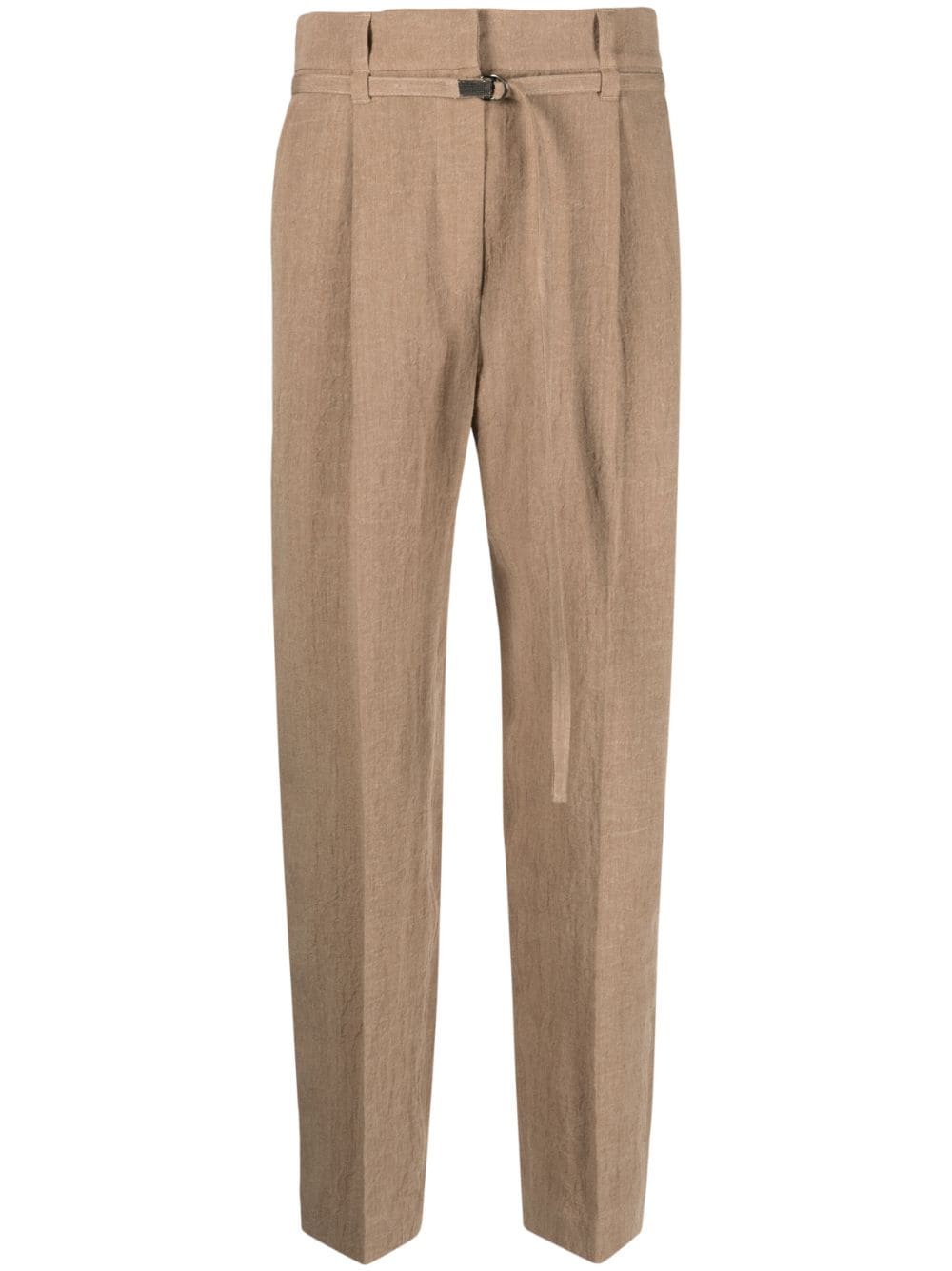 Brunello Cucinelli Monili-chain tailored trousers - Brown von Brunello Cucinelli