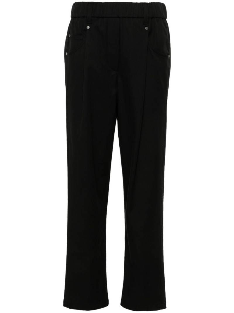 Brunello Cucinelli Monili-detail trousers - Black von Brunello Cucinelli