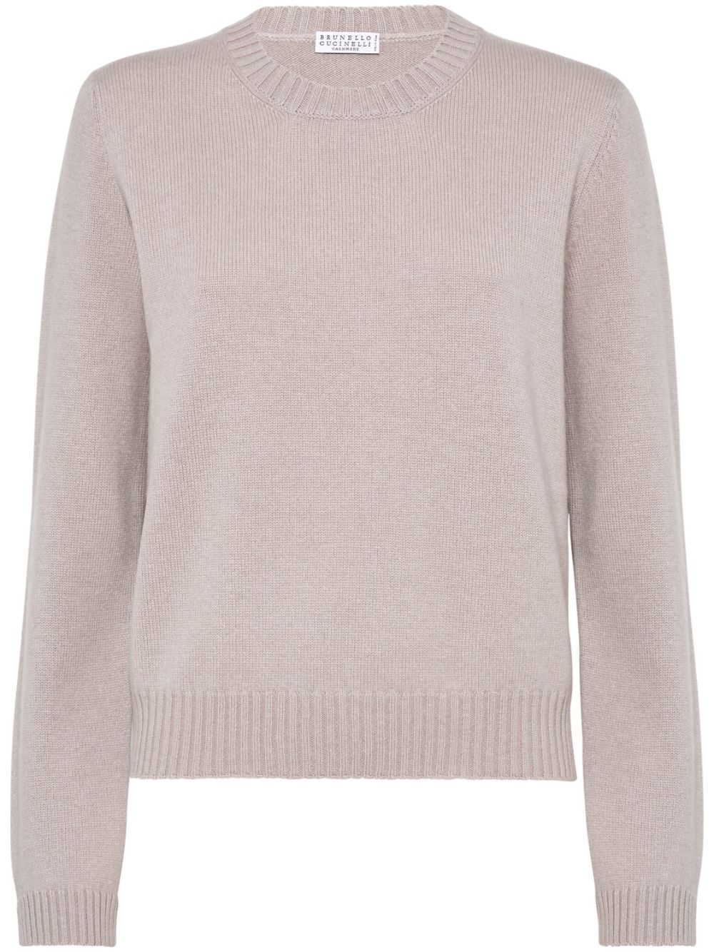 Brunello Cucinelli Monili-embellished cashmere jumper - Pink von Brunello Cucinelli