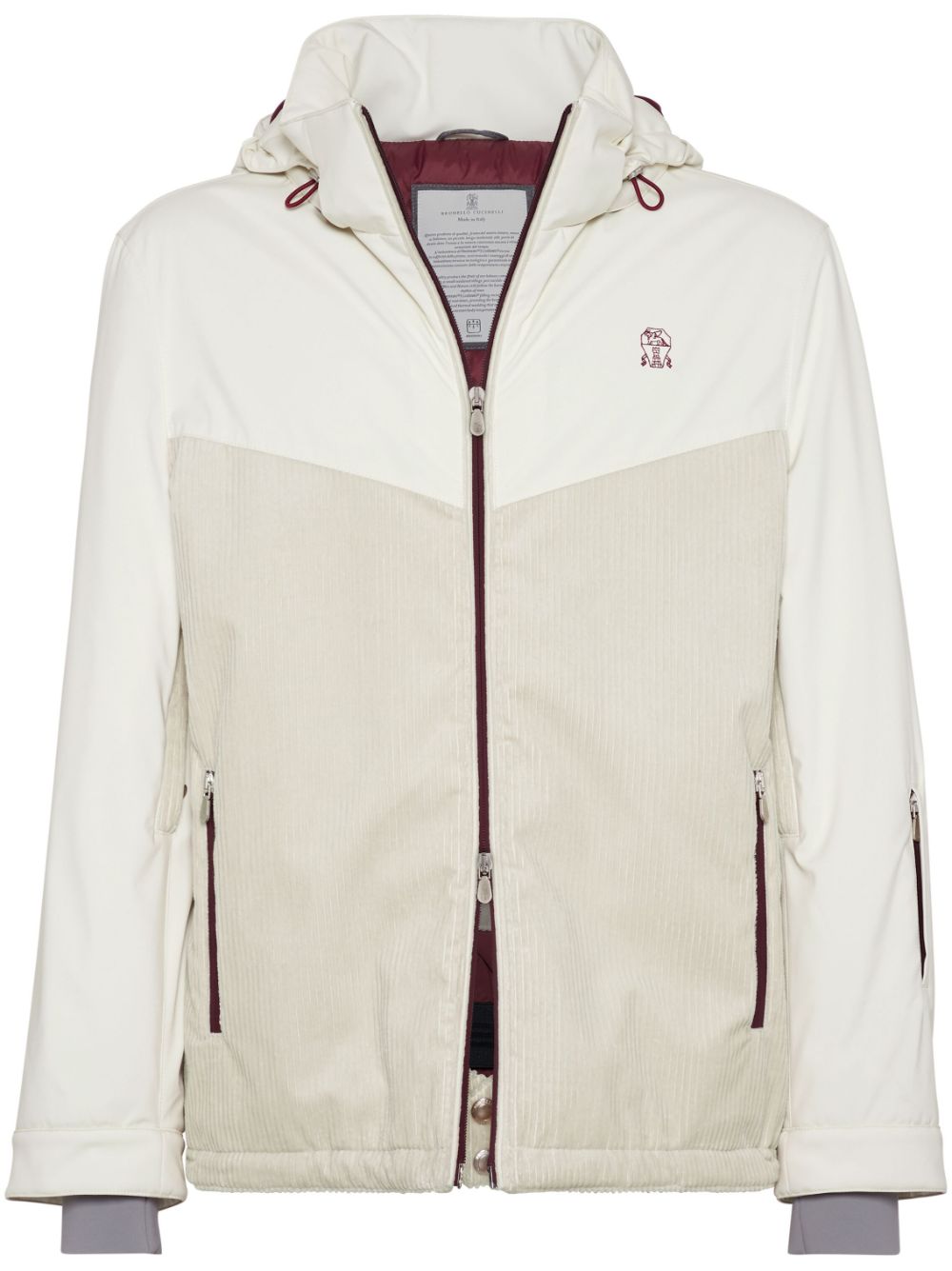 Brunello Cucinelli Mountain padded parka - White von Brunello Cucinelli