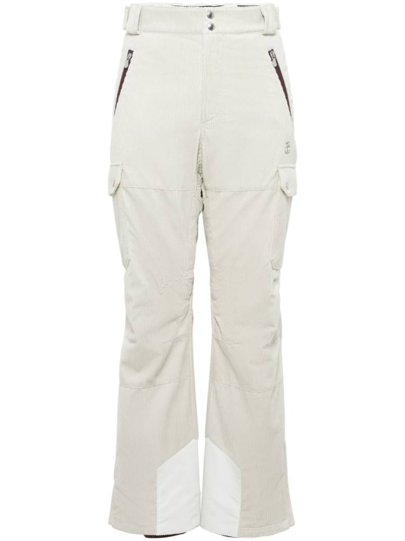 Brunello Cucinelli Mountain padded trousers - White von Brunello Cucinelli