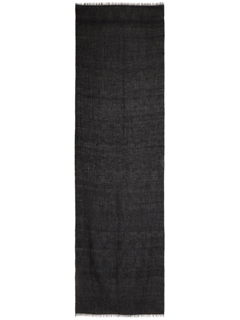 Brunello Cucinelli Sequined scarf - Black von Brunello Cucinelli