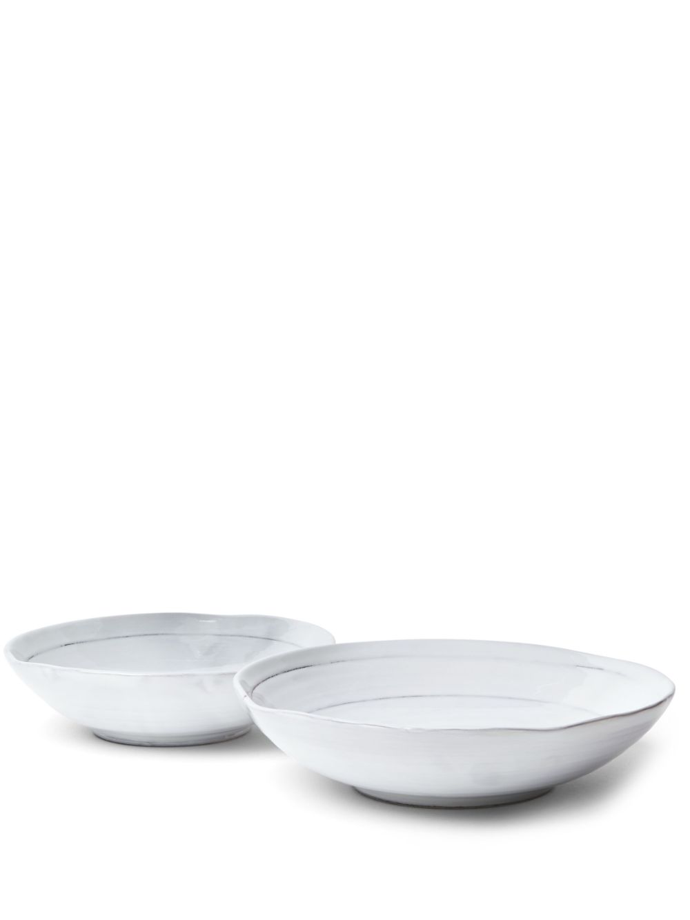 Brunello Cucinelli Tradition plate set (set of two) - White von Brunello Cucinelli