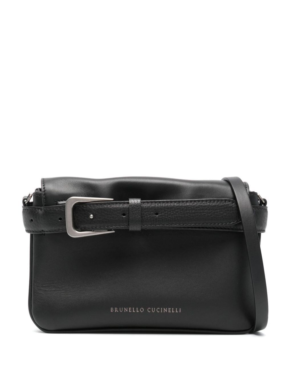 Brunello Cucinelli belt-detail cross body bag - Black von Brunello Cucinelli