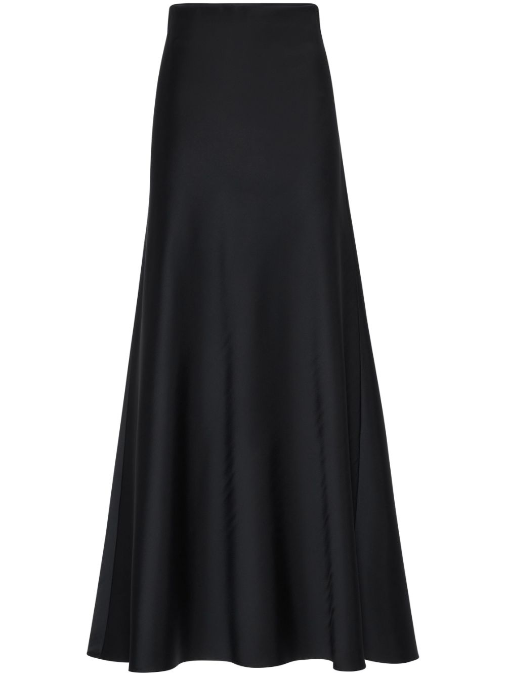 Brunello Cucinelli cady satin maxi skirt - Black von Brunello Cucinelli