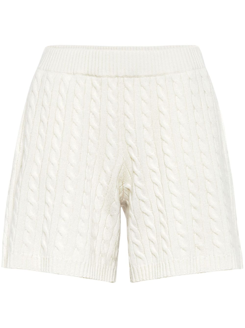 Brunello Cucinelli cashmere bermuda shorts - White von Brunello Cucinelli