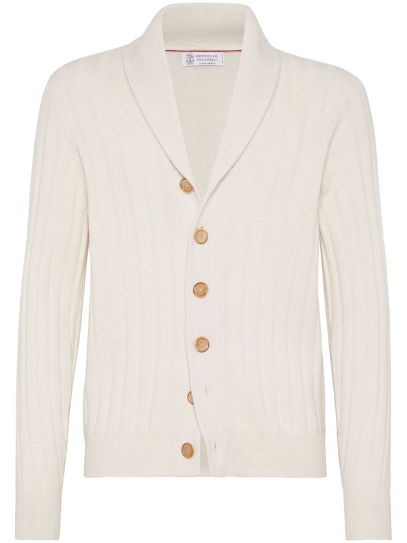 Brunello Cucinelli cashmere cardigan - Neutrals von Brunello Cucinelli