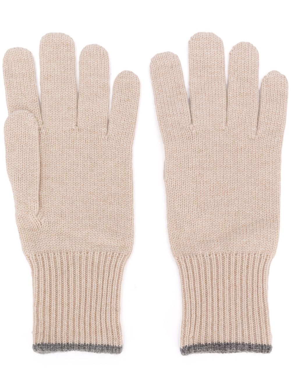 Brunello Cucinelli cashmere gloves - Neutrals von Brunello Cucinelli