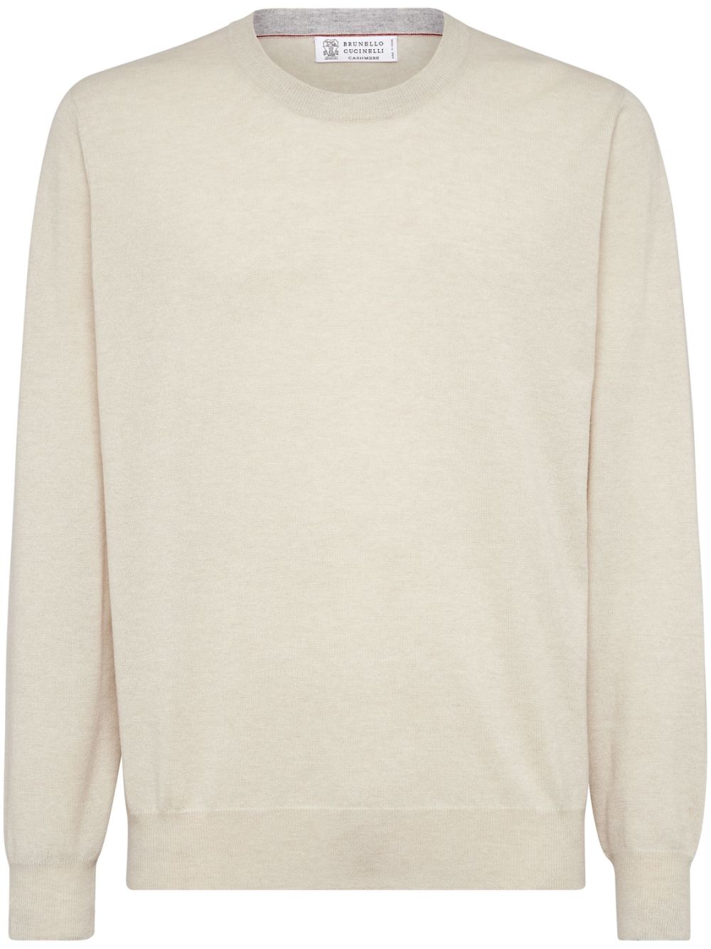 Brunello Cucinelli crew-neck cashmere jumper - Neutrals von Brunello Cucinelli