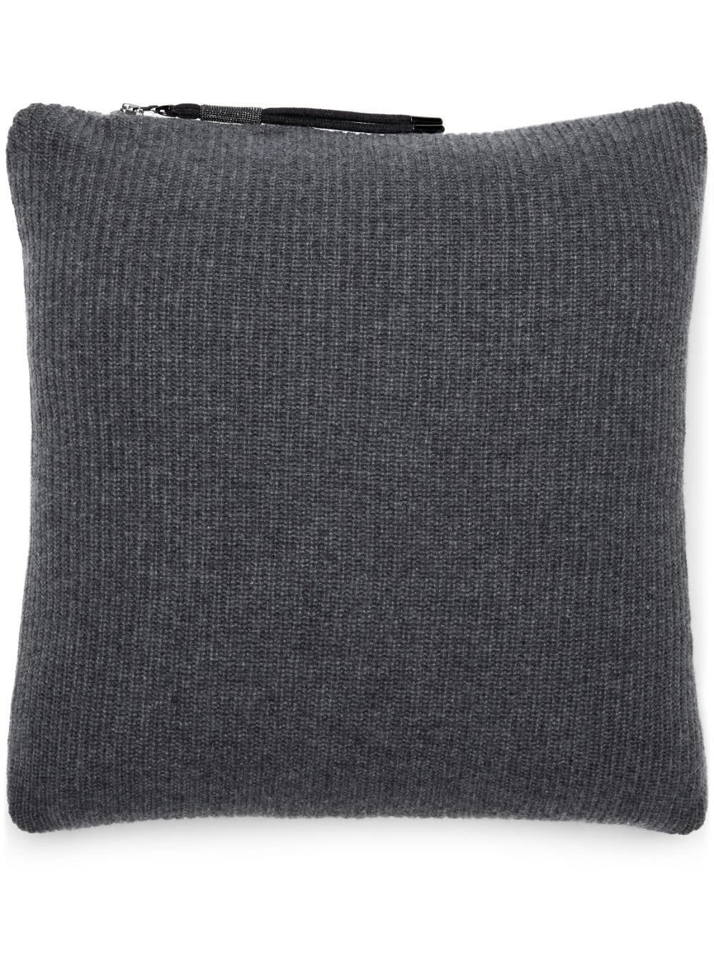 Brunello Cucinelli cashmere pillow - Grey von Brunello Cucinelli