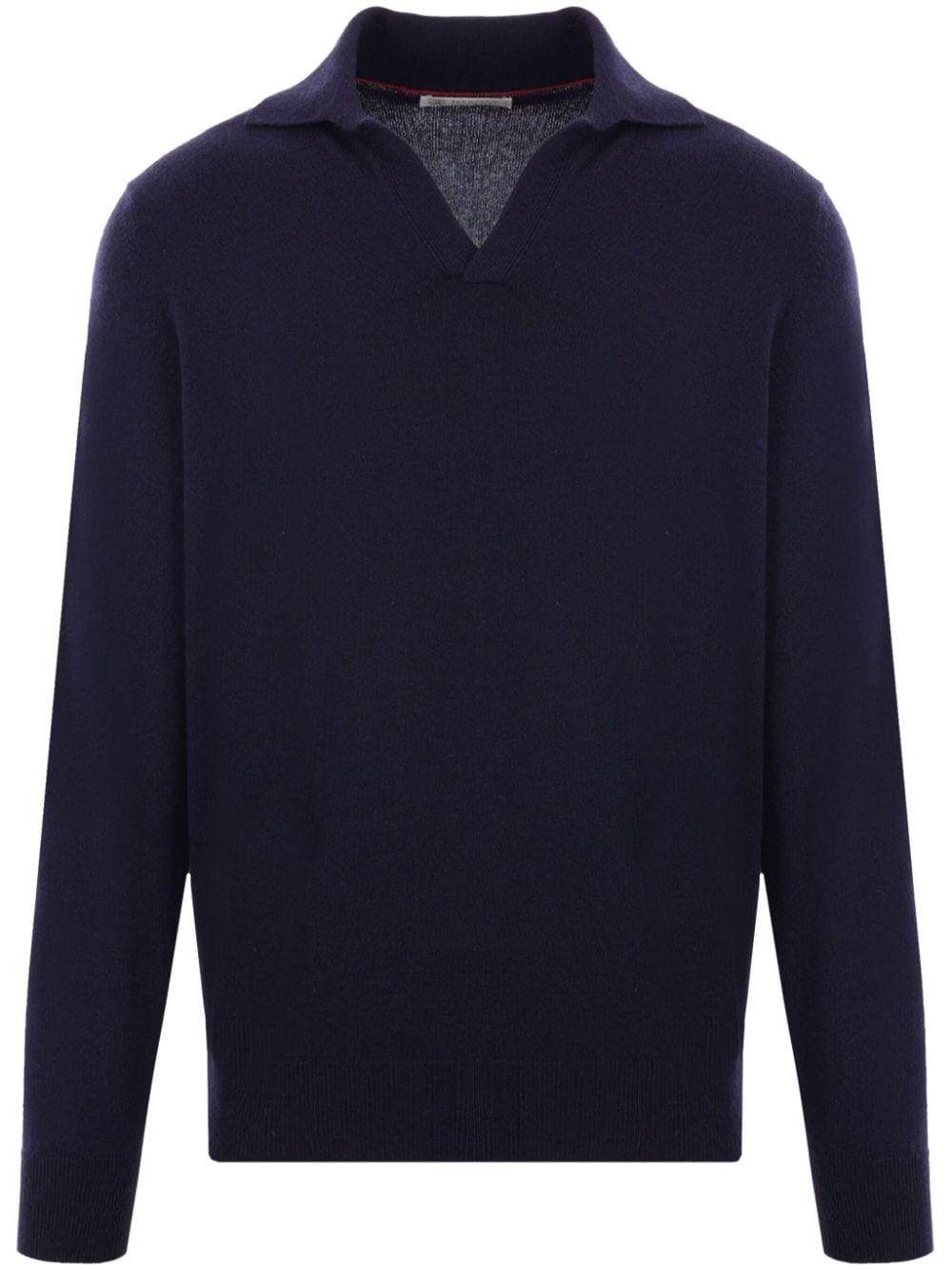 Brunello Cucinelli cashmere polo jumper - Blue von Brunello Cucinelli