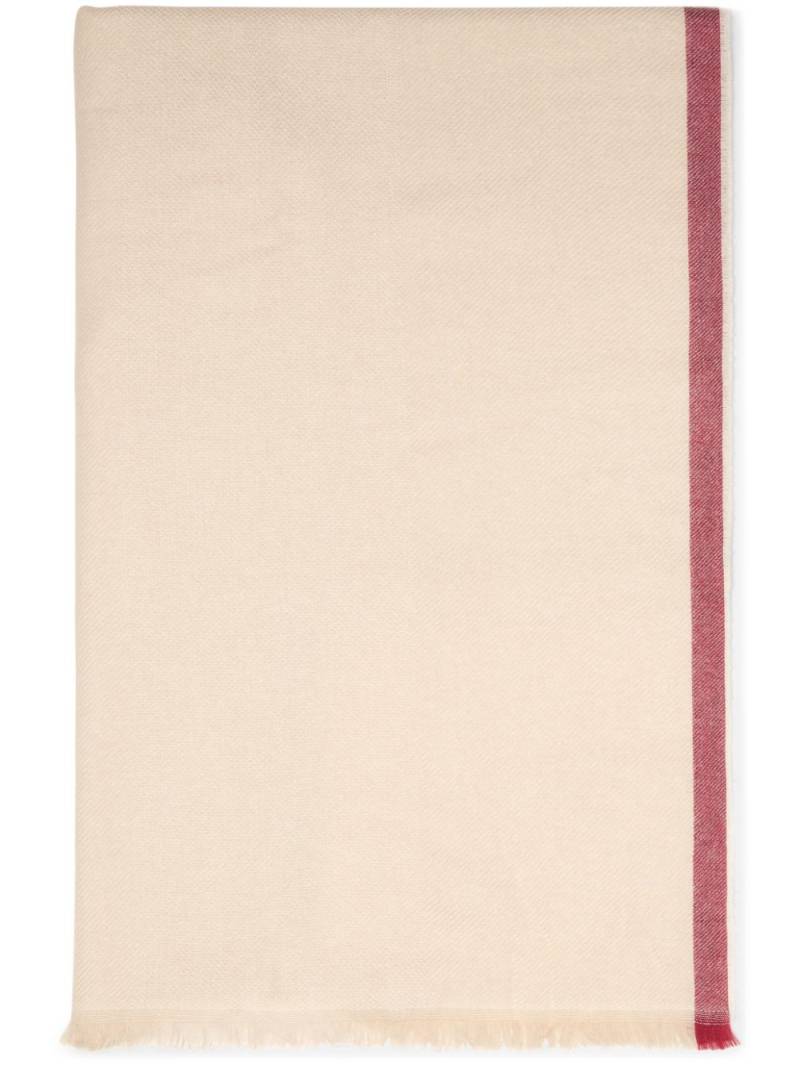 Brunello Cucinelli cashmere scarf - Neutrals von Brunello Cucinelli