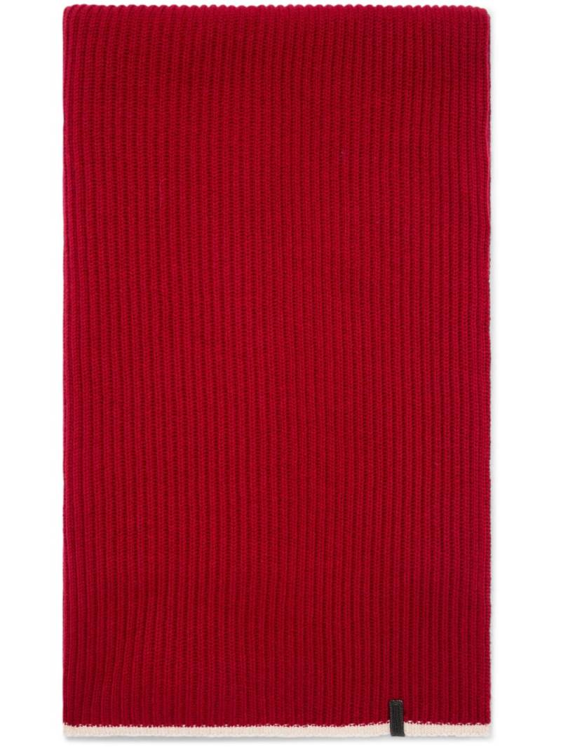 Brunello Cucinelli cashmere scarf - Red von Brunello Cucinelli