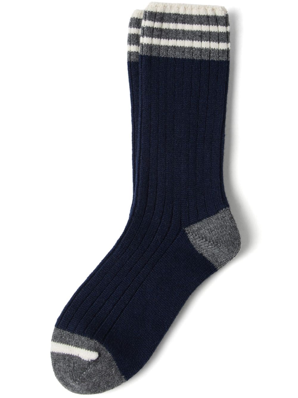 Brunello Cucinelli cashmere socks - Blue von Brunello Cucinelli