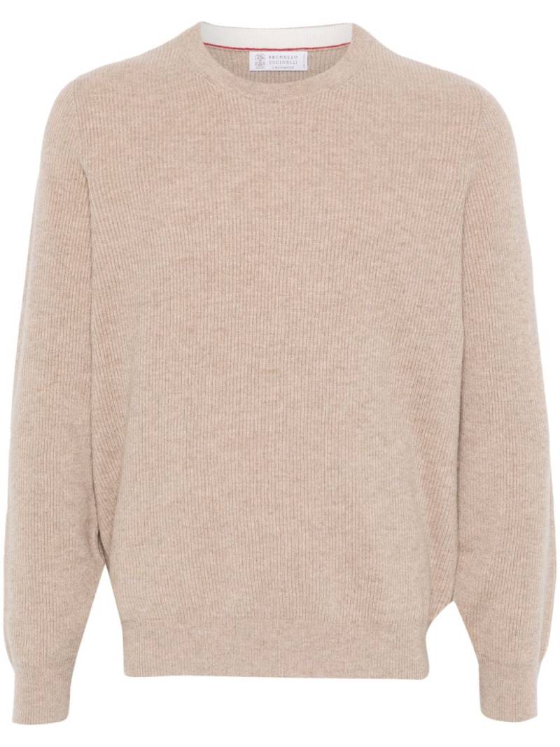 Brunello Cucinelli cashmere sweater - Brown von Brunello Cucinelli