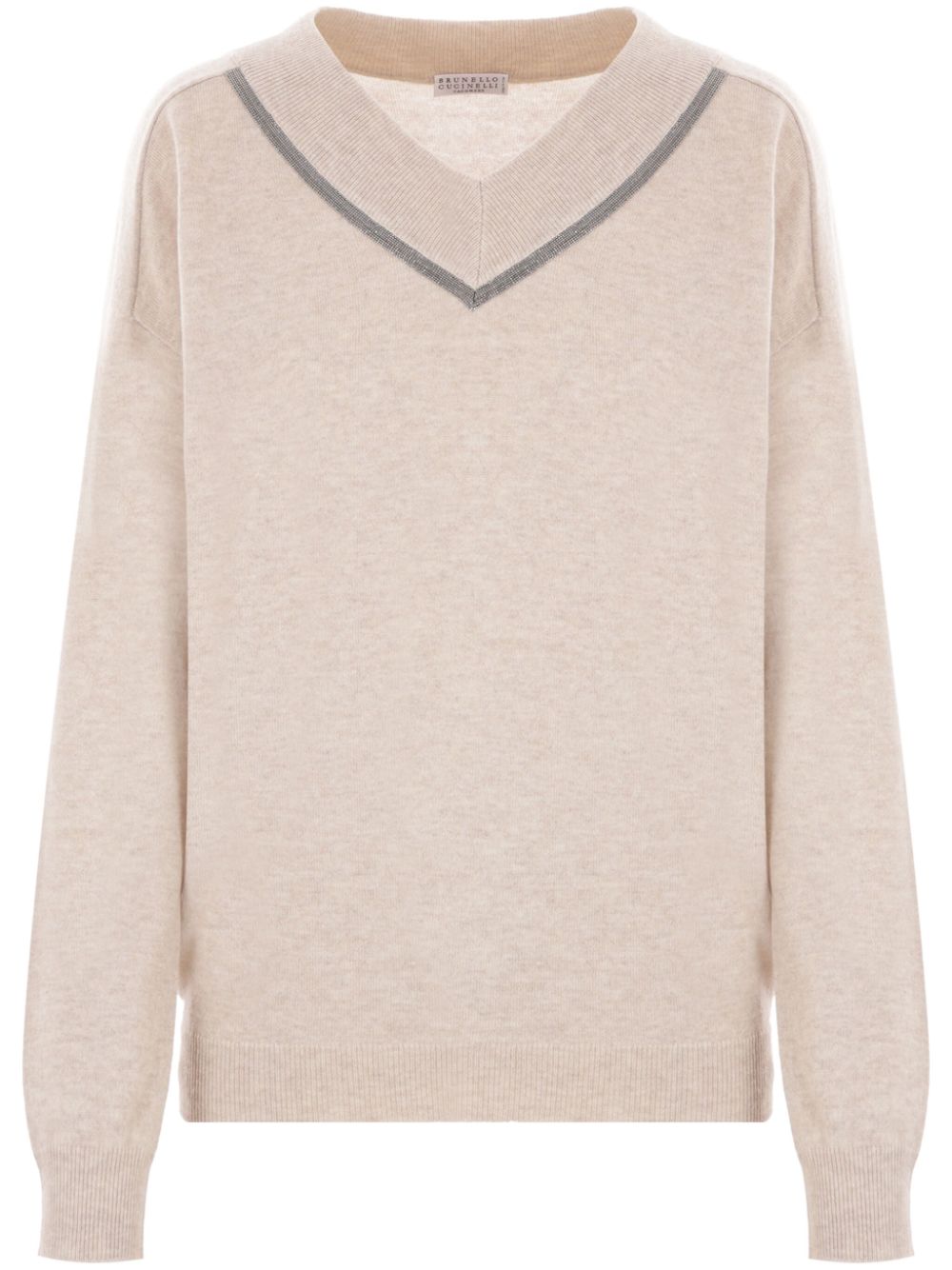 Brunello Cucinelli cashmere sweater - Neutrals von Brunello Cucinelli