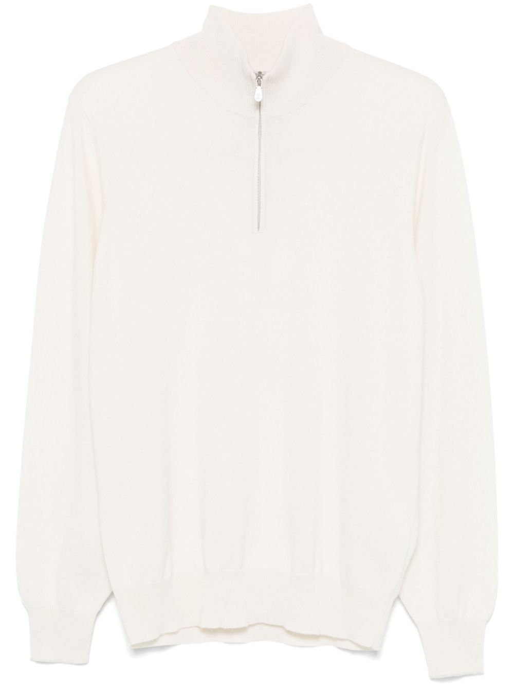 Brunello Cucinelli cashmere sweater - White von Brunello Cucinelli